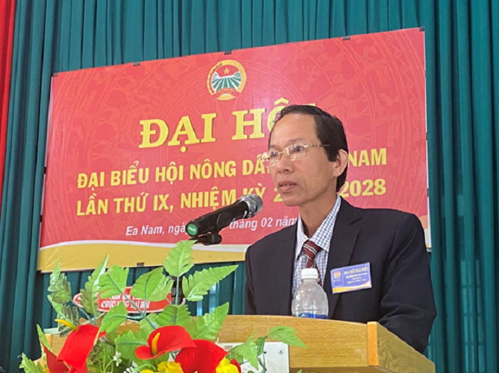 Dai hoi dai bieu Hoi nong dan xa Ea Nam  lan thu IX, nhiem ky 2023 -2028 2